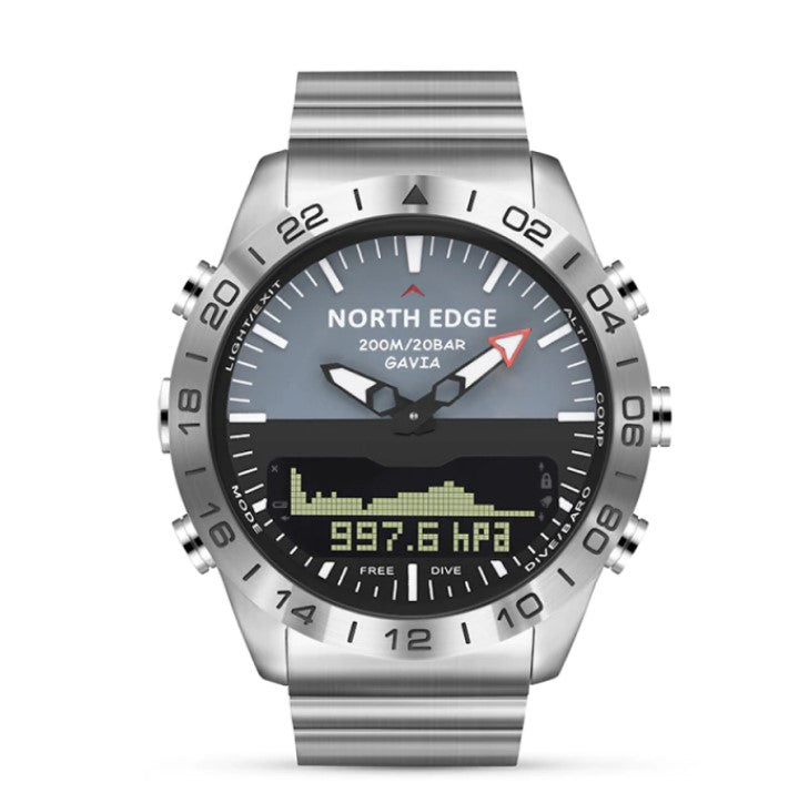 Reloj Hombre NORTH EDGE GAVIA 2 Sport Outdoor Militar Digital