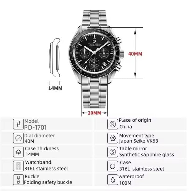 Reloj Hombre PAGANI
