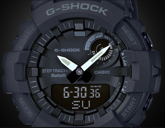 Reloj Hombre/Mujer CASIO G-SHOCK GBA-800-1ADR Sport Digital Gris Correa Caucho