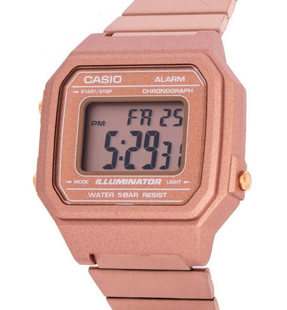 Reloj Mujer CASIO Oro Rosado Vintage B650 Digital