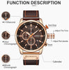 Reloj Hombre CURREN COWBOY Cuarzo Cristal Mineral