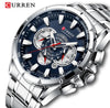 Reloj Hombre CURREN SPEED Cuarzo Acero Inoxidable Cristal Mineral ORIGINAL