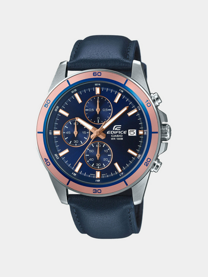 Reloj Hombre CASIO EDIFICE EFR 526 Clásico Cuarzo Correa Cuero