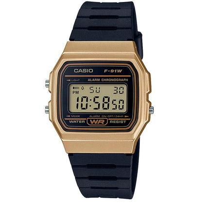 Reloj Hombre/Mujer CASIO DORADO F-91 Digital