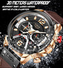 Reloj Hombre LIGE GOTCHA Sport Cuarzo Cristal mineral diamantado