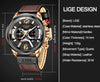 Reloj Hombre LIGE GOTCHA Sport Cuarzo Cristal mineral diamantado