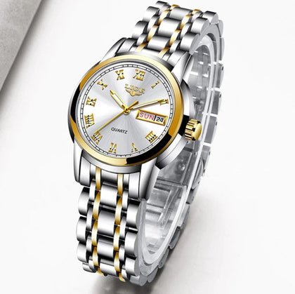 Reloj Mujer LIGE FINEST Clásico Cuarzo, Cristal diamantado