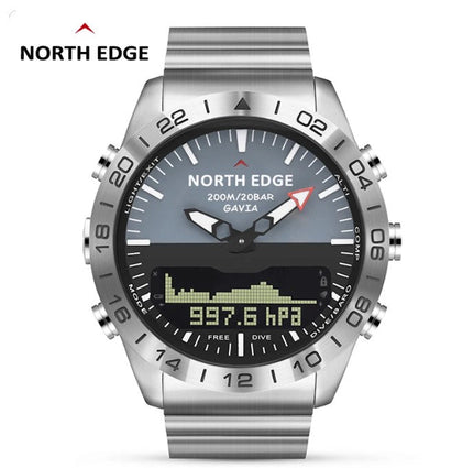 Reloj Hombre NORTH EDGE GAVIA 2 Sport Outdoor Militar Digital