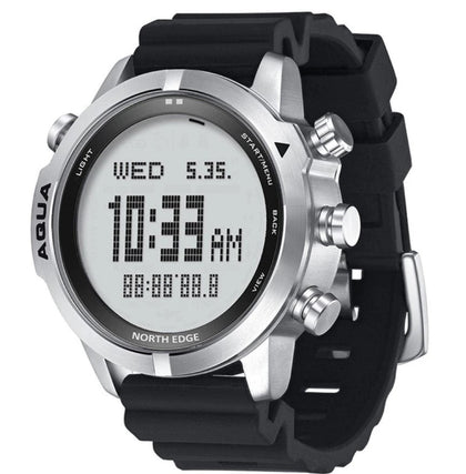 Reloj Hombre NORTH EDGE AQUA BUCEO Sport Outdoor Militar Digital