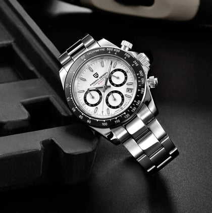 Reloj Hombre PAGANI DAYTONA, Sport Cuarzo Acero Inoxidable Cristal de Zafiro