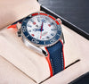 Reloj Hombre PAGANI SEAMASTER SPORT BLUE Maquinaria Automática Acero Quirúrgico Cristal de Zafiro