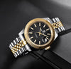 Reloj PAGANI DATEJUST Clásico Automatico Dorado BLACK Cristal de Zafiro