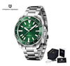 Reloj Hombre PAGANI AQUARACER GREEN Maquinaria Automática Seiko, Acero Quirúrgico Cristal de Zafiro