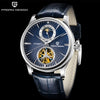 Reloj Hombre PAGANI MOON PHASE  Automático Azul Cristal de Zafiro 100% Original