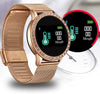 Reloj Mujer Smartwatch Compatible con Iphone y Android Acero Inoxidable, Bluetooth 4.0 LIGE